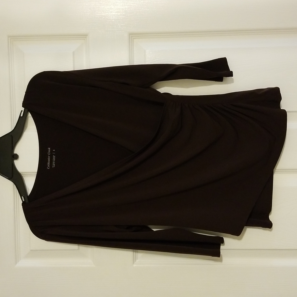 Ladies brown top, size Small